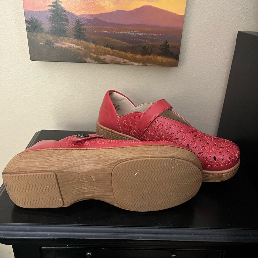 Alegria Mary Jane Size 38 Ophelia Red - Picture 4 of 6